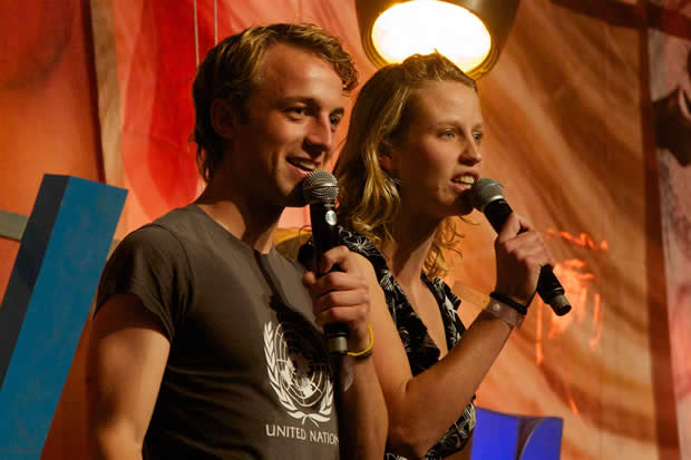 Liset Meddens en Gabe van Wijk, NJR Jongerenvertegenwoordigers Duurzame Ontwikkeling naar de VN