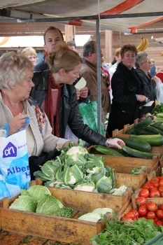 marktbezoekers